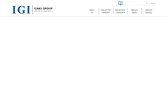 Desktop Screenshot of izaki-group.com